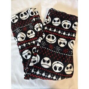 Nightmare Before Christmas Halloween Jack Fleece Pajama Lounge Pants Women's XL